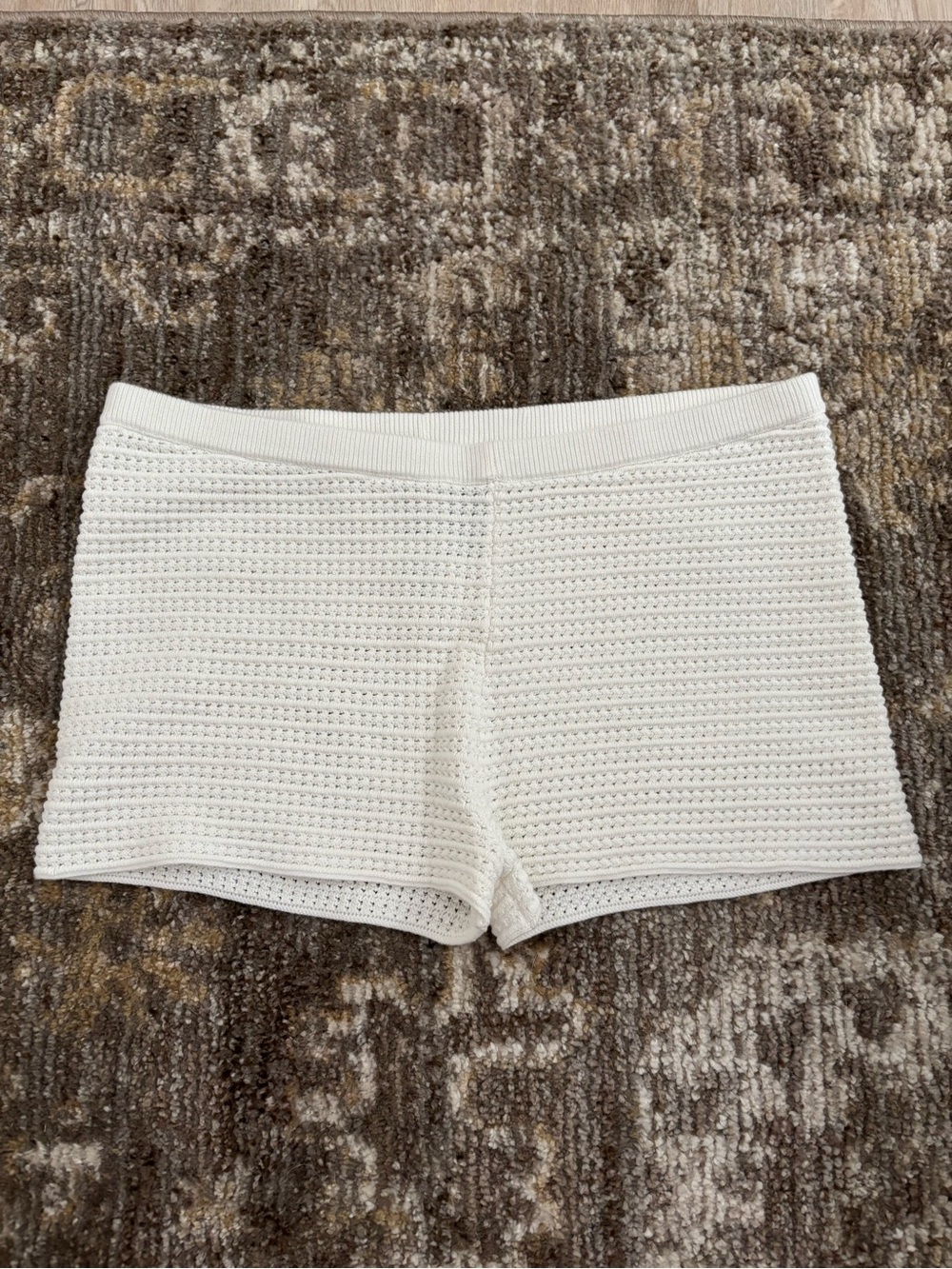Cotton On White Crochet Bike Shorts